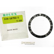 Ghiera nera Rolex Gmt Master 315-16750-1 Y08 nuova